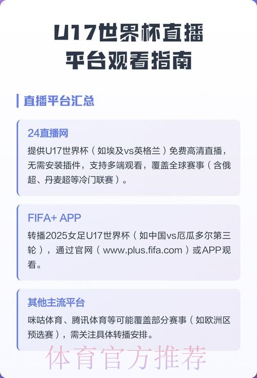 2026世界杯直播完整版观看指南直播平台